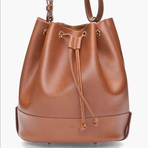 A.P.C. Leather Bucket Bag
